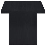 Max 3-piece Rectangular Coffee and End Table Set Black