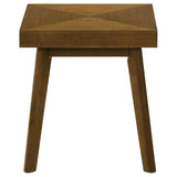 Westerly Square Wood Side End Table Walnut Brown