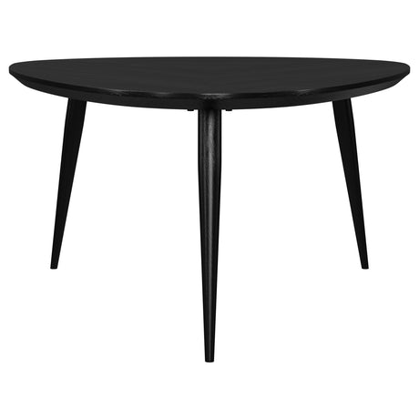 Odessa 2-piece Triangular Coffee and End Table Set Black