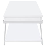 Marcia Rectangular Lift Top Coffee Table White High Gloss
