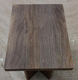 Andando Square Solid Wood End Table Mango Brown