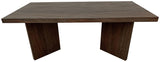 Andando Rectangular Solid Wood Coffee Table Mango Brown