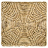 Artina Woven Rattan Round Coffee Table Natural Brown