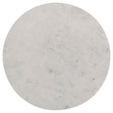 Astoria 2-piece Marble Coffee and End Table Set White