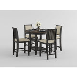 Asher Antique White Counter Height Chair