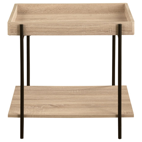 Fallon 2-piece Rectangular Coffee and End Table Set Natural