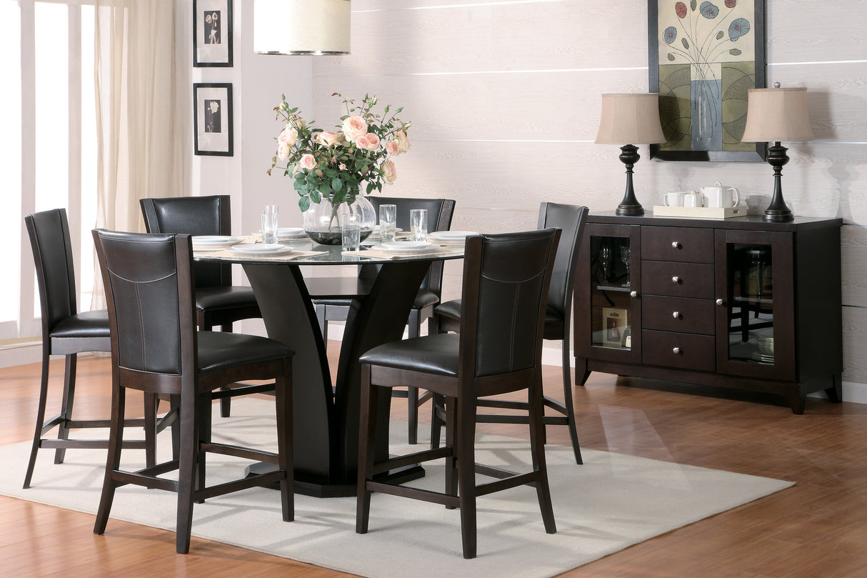 Daisy Dark Brown Counter Height Chair