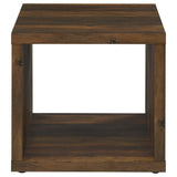 Frisco 2-piece Coffee and End Table Set Dark Pine