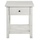 Payne 2-piece Coffee and 1-drawer End Table Set White