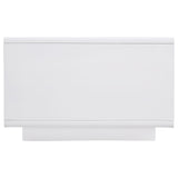 Paseo Rectangular Cocktail Coffee Table White High Gloss