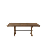 Harald Gray Oak Finish Dining Table
