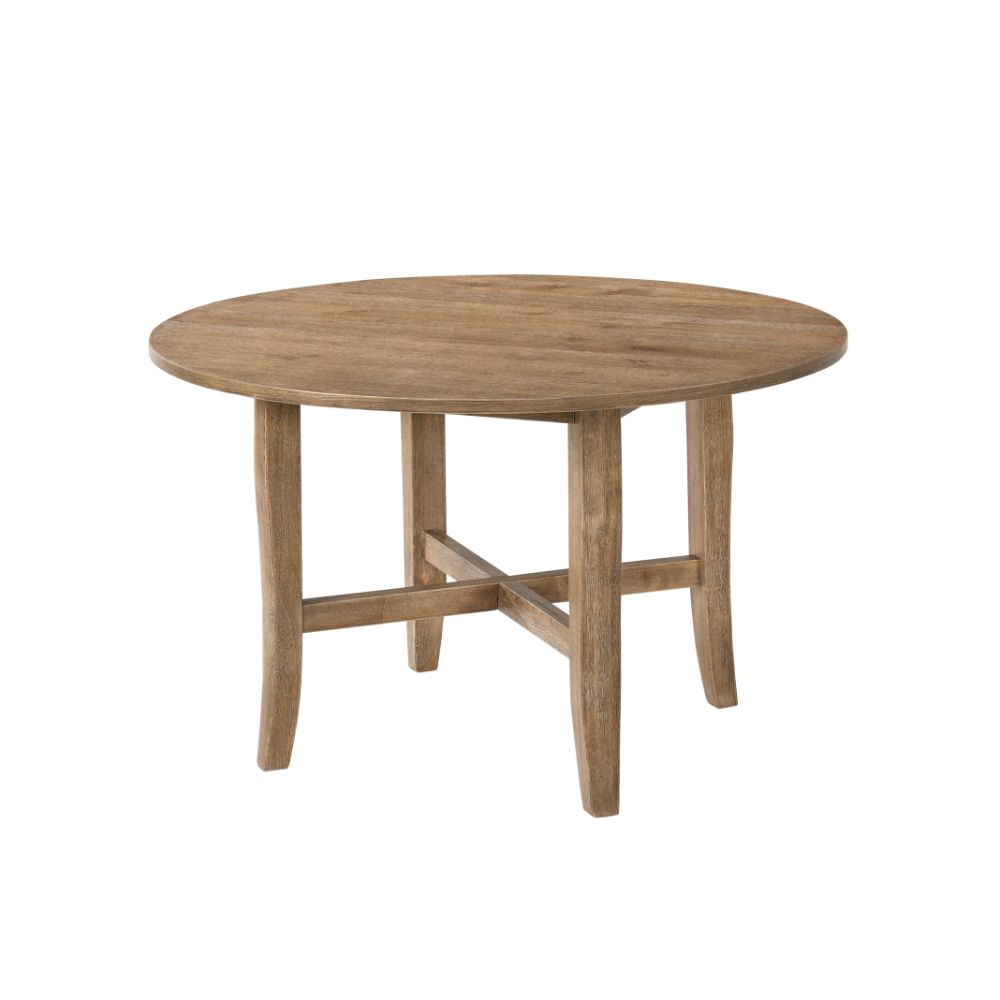 Kendric Rustic Oak Finish Dining Table