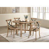 Kendric Rustic Oak Finish Dining Table