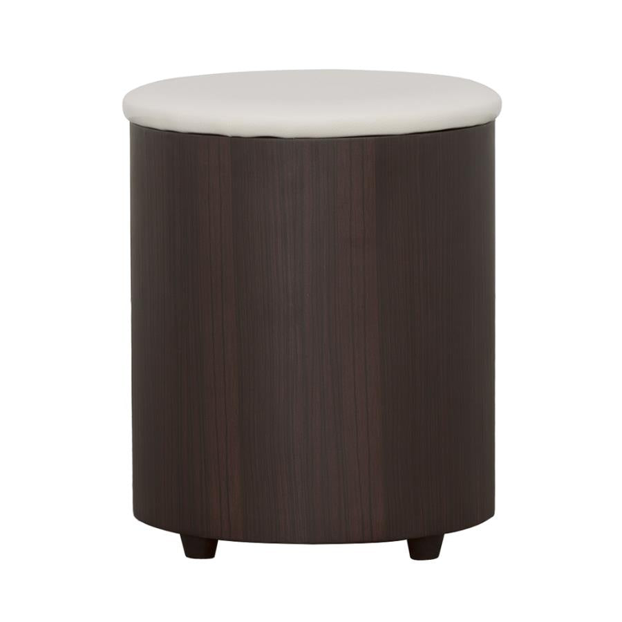 Buckley 3-Piece Coffee Table And Stools Set Cappuccino