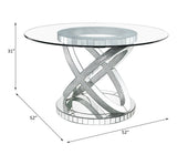 Ornat Faux Square Diamonds Dining Table