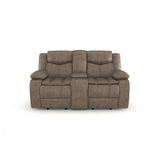 Bastrop Brown Reclining Loveseat