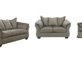 Darcy Cobblestone Sofa, Loveseat And Recliner