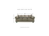 Darcy Cobblestone Sofa, Loveseat And Recliner