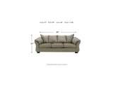 Darcy Cobblestone Sofa, Loveseat And Recliner
