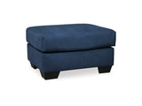 Darcy Blue Chair And Ottoman