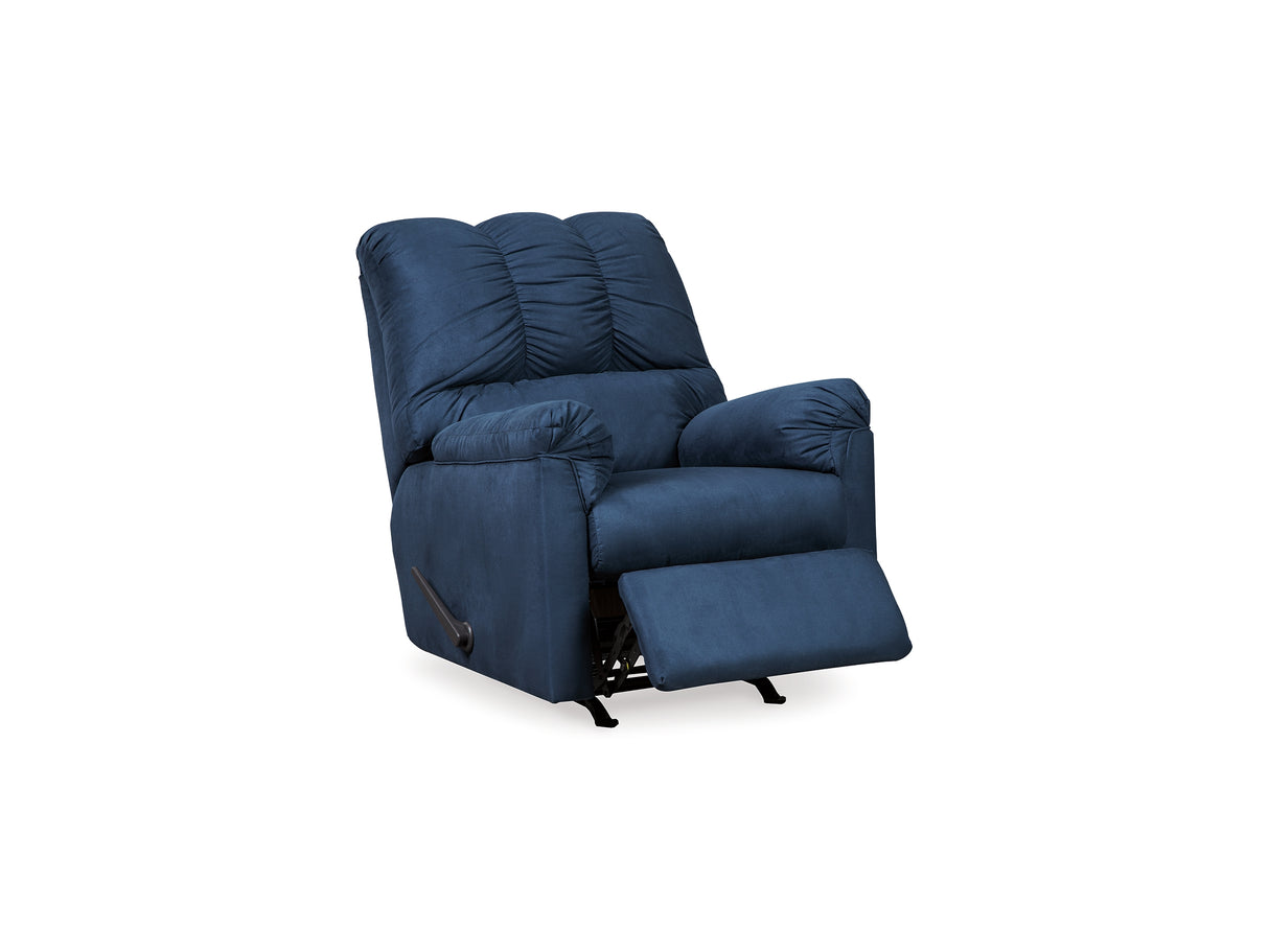 Darcy Blue Sofa And Recliner