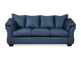 Darcy Blue Sofa And Recliner