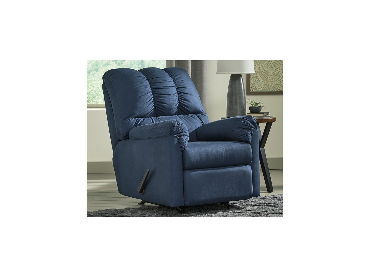 Darcy Blue Sofa And Recliner