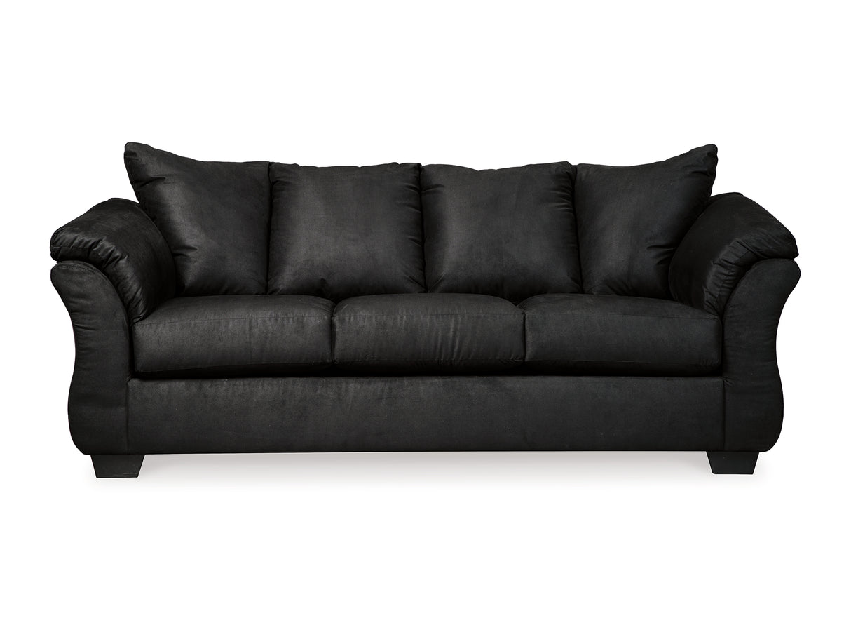 Darcy Black Sofa, Loveseat And Recliner