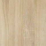 Pala Rectangular Coffee Table With Sled Base White High Gloss And Natural