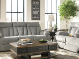 Mitchiner Fog Reclining Sofa And Loveseat