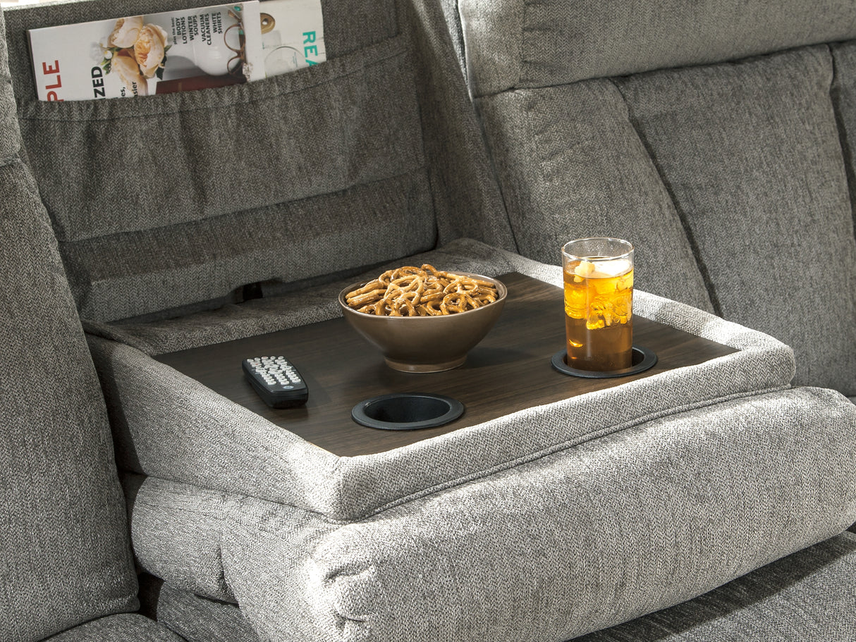 Mitchiner Fog Reclining Sofa And Loveseat