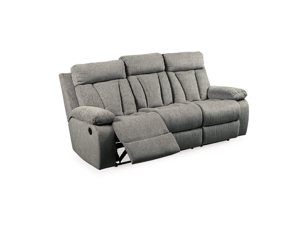 Mitchiner Fog Reclining Sofa With Recliner