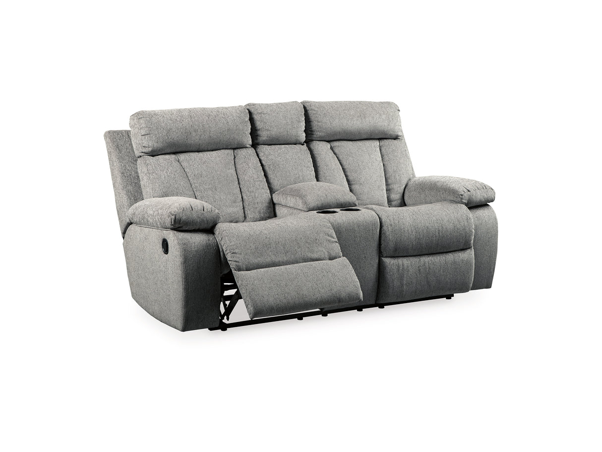 Mitchiner Fog Reclining Loveseat And Recliner
