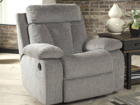 Mitchiner Fog Reclining Sofa With Recliner