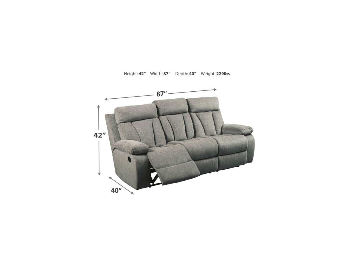 Mitchiner Fog Reclining Sofa And Loveseat