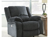 Draycoll Slate Power Reclining Sofa, Loveseat And Recliner