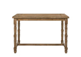 Farsiris Weathered Oak Finish Counter Height Table