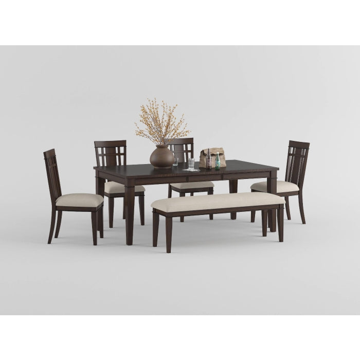Makah Dark Brown Extendable Dining Table