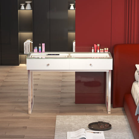 Alice Vanity Desk Pro - 2 Storage Drawers