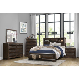 Chesky Queen Platform Bed With Footboard Storage