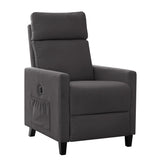 Single electric recliner