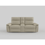 Maroni Power Double Reclining Love Seat With Center Console And Headrests