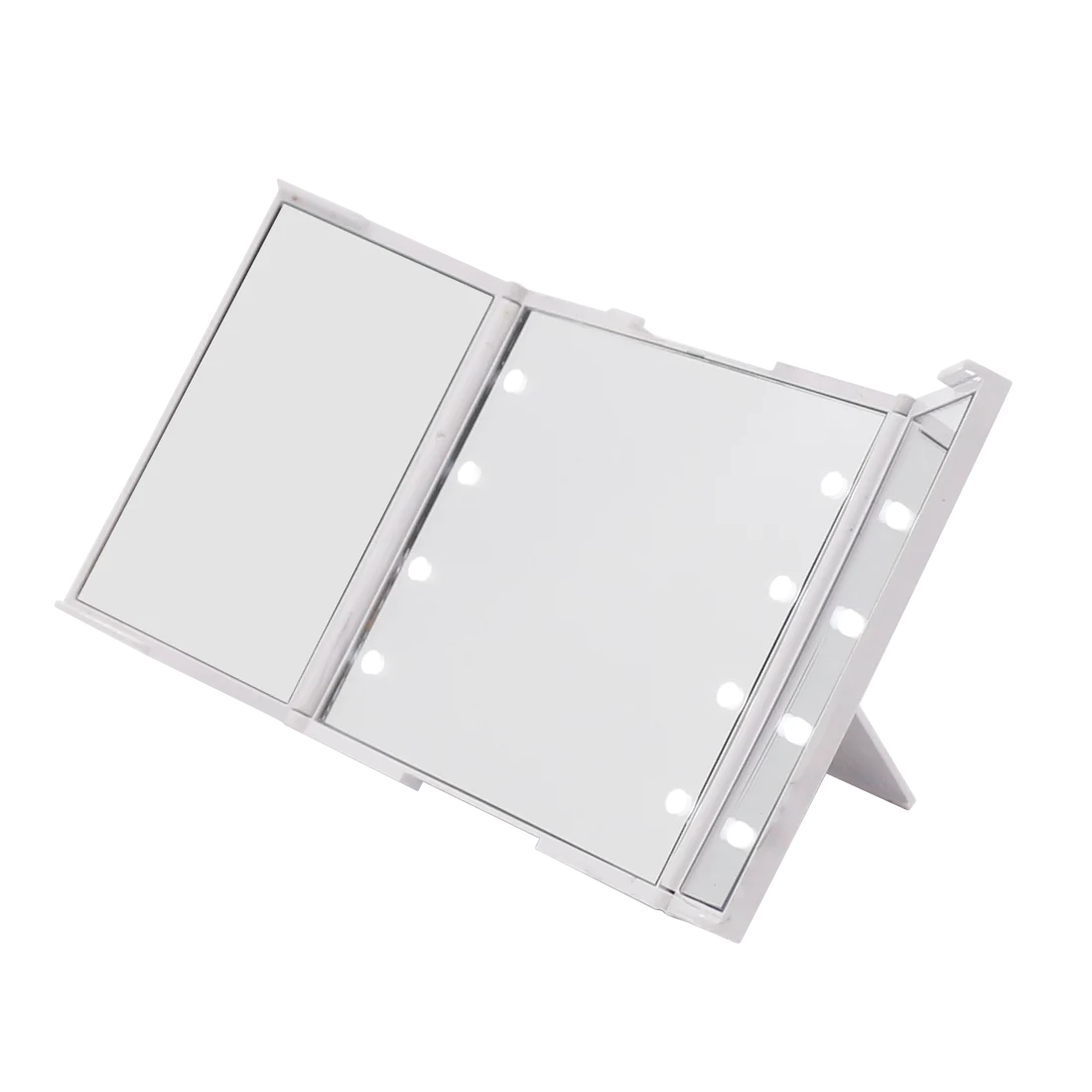 ReveaLight Trifold LED Compact Mirror with Flip Stand