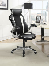 Dustin Adjustable Height Office Chair Black And Silver