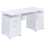 Tracy 2-Drawer Computer Desk White
