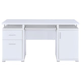 Tracy 2-Drawer Computer Desk White