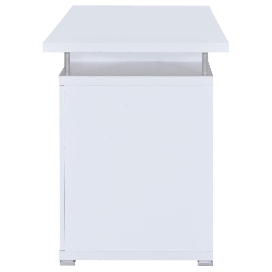 Tracy 2-Drawer Computer Desk White