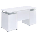 Tracy 2-Drawer Computer Desk White