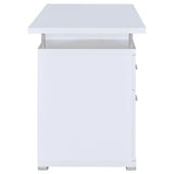 Tracy 2-Drawer Computer Desk White