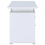 Tracy 2-Drawer Computer Desk White